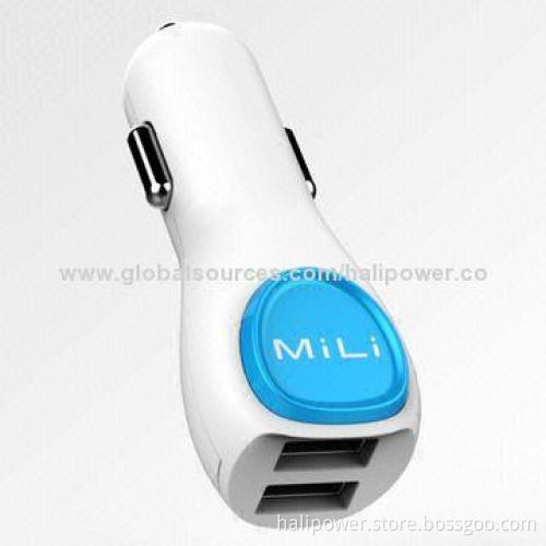 Smart Dual USB Charger, Sized 25 x 24.8 x 70.5mm
